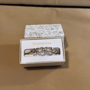 Charter Club X - Heart bangle bracelet.